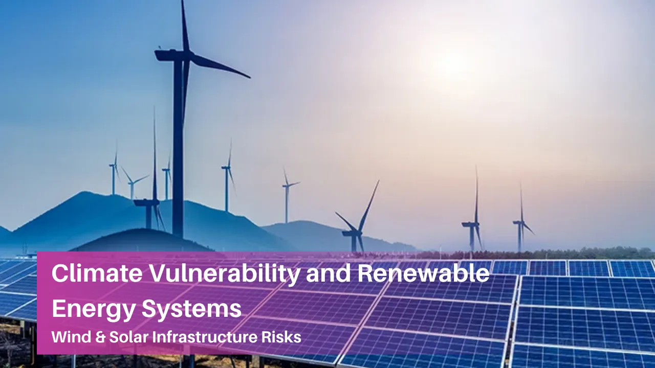Climate Vulnerability and Renewable Energy Systems